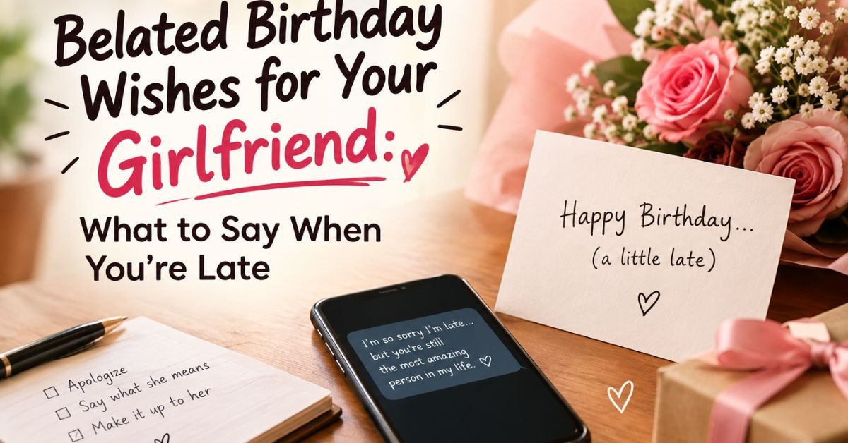 Belated Birthday Wishes for Girlfriend